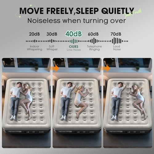 InnoTruth Air Mattress Queen with Built-in Pump