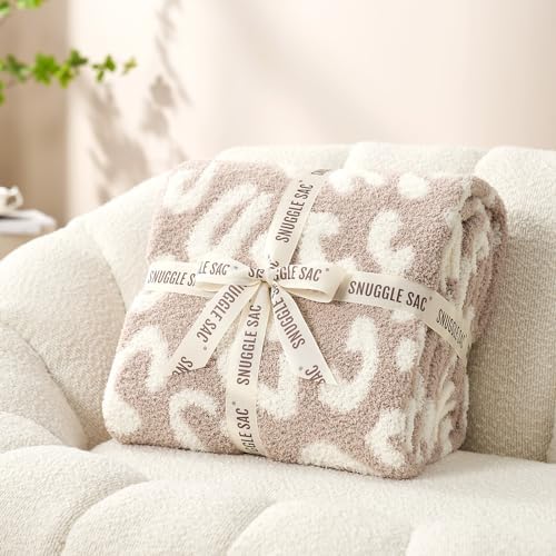 Snuggle Sac Leopard Throw Blanket 50x60 Inches 1
