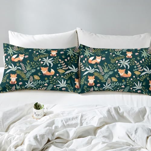 Castle Fairy Cute Fox Kids Sheet Set Twin Size