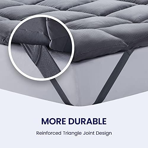 SLEEP ZONE Fluffy Cooling Mattress Topper Twin XL