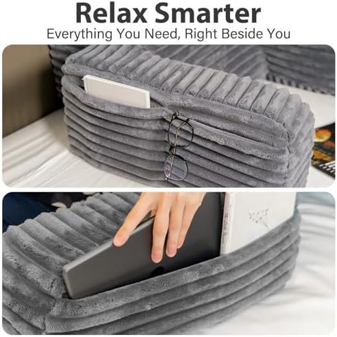 ENITYA Reading Pillow for Bed Sitting XL Back Support Pillow
