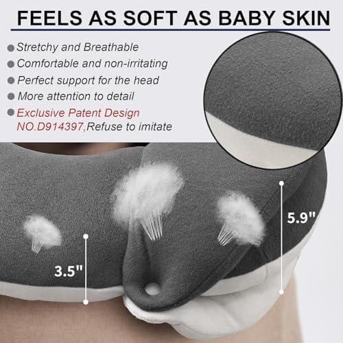 BUYUE Travel Neck Pillow with Eye Mask and Earplugs