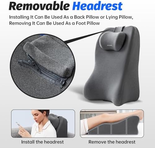 Back Pillow Wedge for Bed and Sofa Use