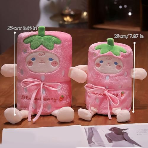 ETAWDE Green Cartoon Flannel Throw Blanket for Kids