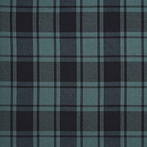 VHC Brands Pine Grove Plaid Twin Bed Skirt Green 39x76x16