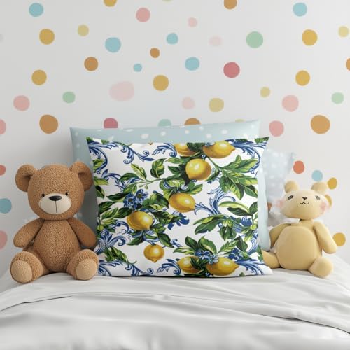 CQM 2PCS Lemon Throw Pillow Covers 18x18 1