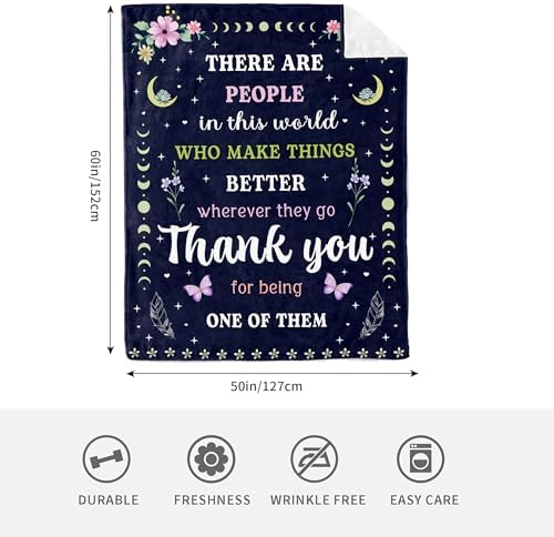 Linxher Appreciation Blanket for Women 60x50 Inch