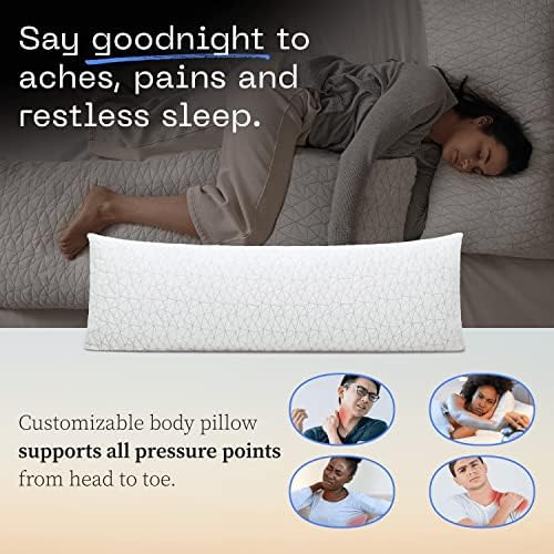 Coop Home Goods Adjustable Body Pillow for Back Shoulder Hip Support