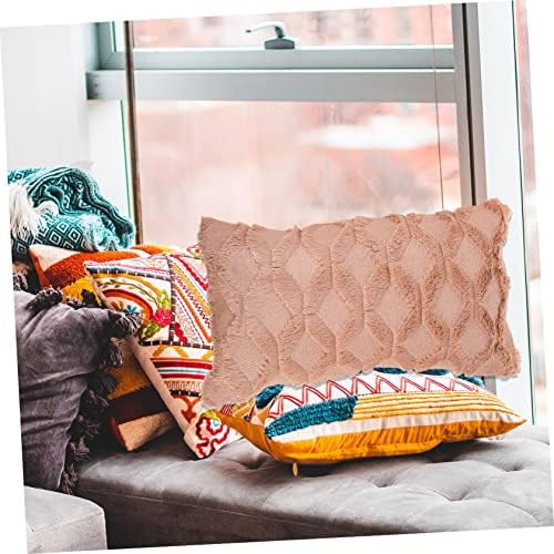 PRETYZOOM Plush Throw Pillowcase 18x18 Inches