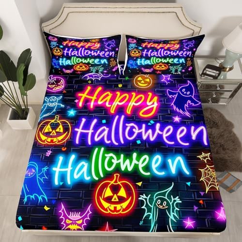 Castle Fairy Happy Halloween Sheet Set Twin Size