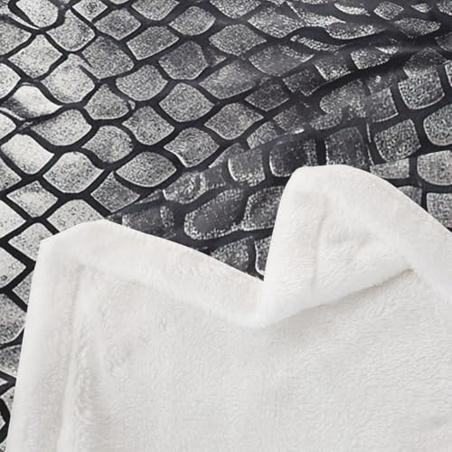 Feelyou Snake Print Fleece Throw Blanket for Baby and Kids