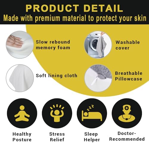 Anzhixiu Long Knee Pillow for Side Sleepers