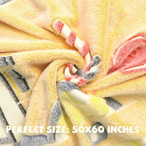 Glow in The Dark Digger Throw Blanket for Kids 1