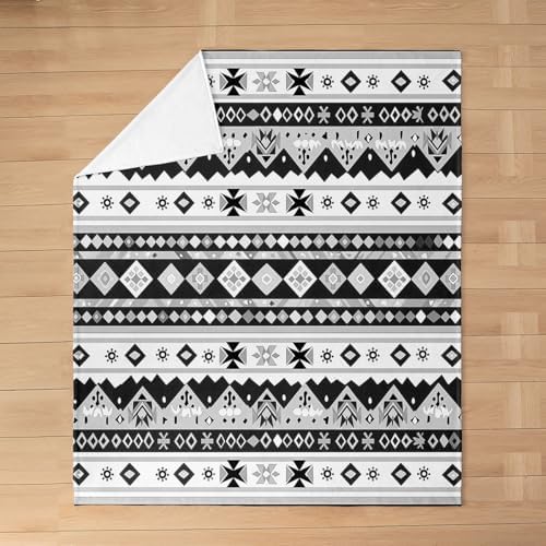 Feelyou Western Bohemian Plush Throw Blanket 40x50