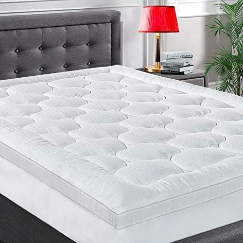 COHOME Queen Mattress Toppers 1300 GSM Cooling Pillow Top Pad