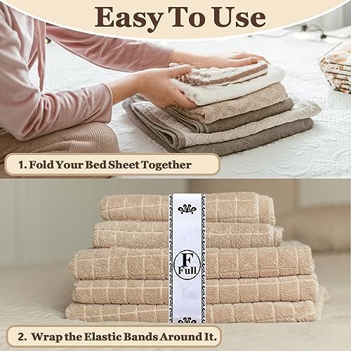 12 Piece Sheet Organizer Bands with Labels 1