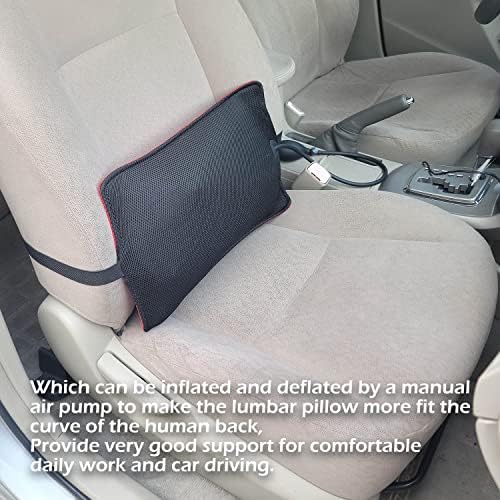 POPIPEN Inflatable Lumbar Support Pillow for Office and Car Seats