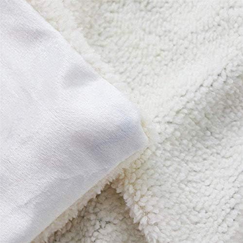 Erosebridal Geometric Fuzzy Throw Blanket 40x50 Inch