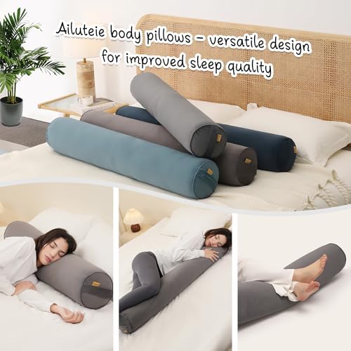 Adult Body Pillow 47 x 787 Inches Steel Gray