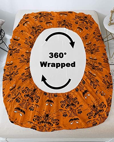 Chees D Zone Twin XL Halloween Ghost Sheet Set