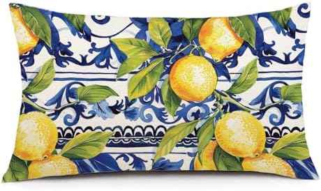 AOFANGGO 12x20 Lemon Throw Pillow Cover