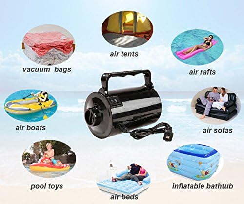 Artigarden Electric Air Pump - 320W High Power Quick-Fill for Pool Toys