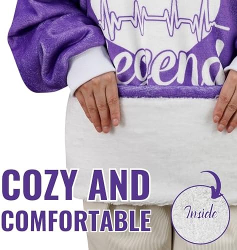 Huglanket Nursing Retirement Hoodie Blanket