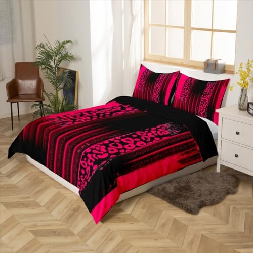 Feelyou King Size Reversable Duvet Cover Set