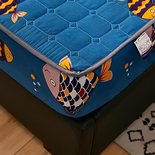 FCLDESHOP Soft Deep Pockets Waterproof Mattress Sheet 120x200cm 2pcs