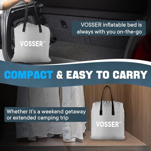 VOSSER Twin Air Mattress with Built-in Pump and Storage Bag 1