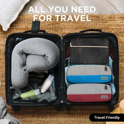 Twist Memory Foam Travel Pillow for Neck and Lumbar Support