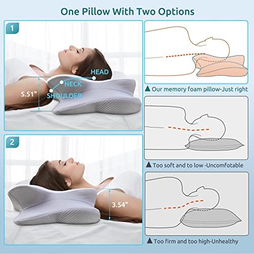 DONAMA Cervical Pillow for Neck Support and Comfort