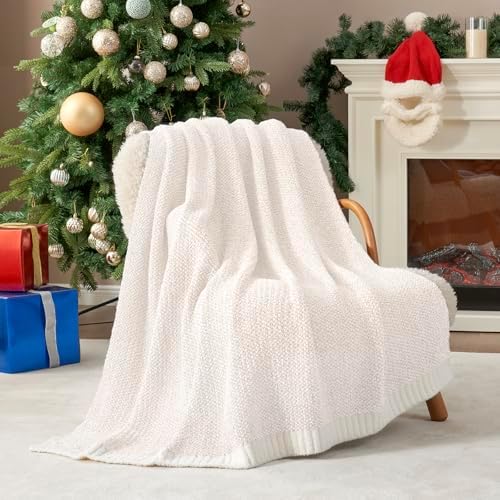Snuggle Sac Buttery Ivory Throw Blanket - 50x60 Inches