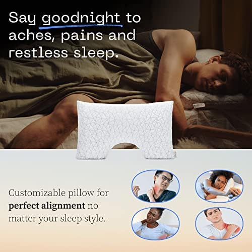 Coop Home Goods Cut-Out Bed Pillow for Side Sleepers