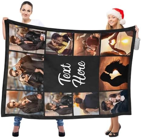 Personalized Photo Blanket with Custom Design