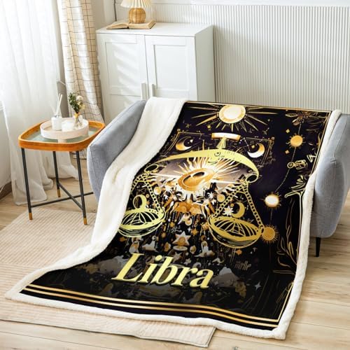 Feelyou Kids Twelve Constellations Fleece Throw Blanket
