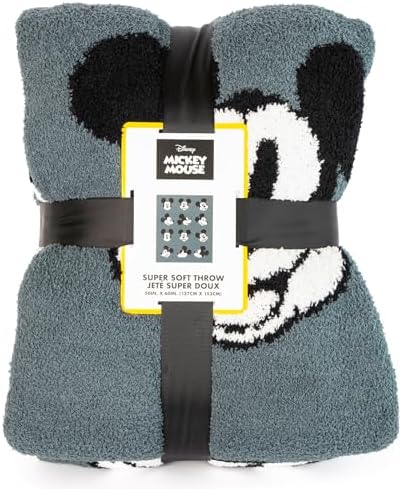Jay Franco Mickey Mouse Throw Blanket - 50 x 60 Inch Super Soft