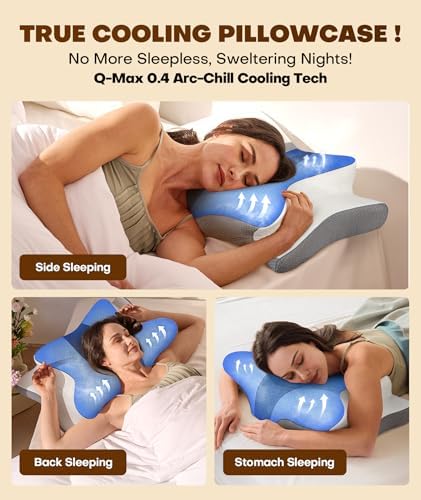 Cozyplayer True Cooling Cervical Neck Pillow for Pain Relief 1