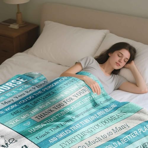 Whasnrt Nurse Blanket 60x50 Flannel Comfort Gift
