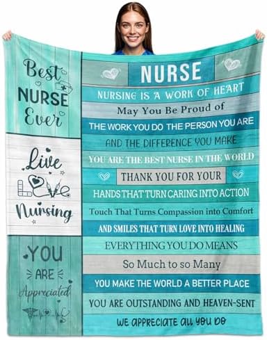Whasnrt Nurse Blanket 60x50 Flannel Comfort Gift