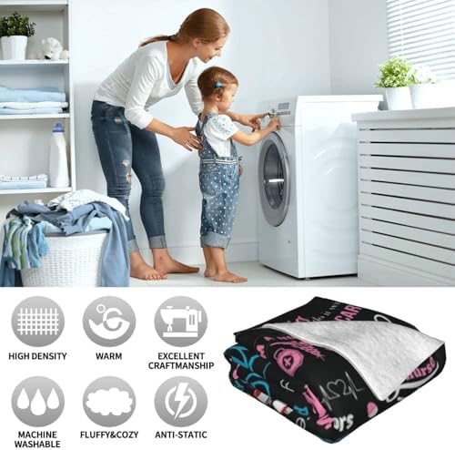 Funny Nurse Gifts for Women Super Soft Flannel Blanket