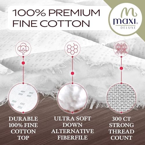 Maxi Twin XL Mattress Pad - Silk Cotton Sateen Protector