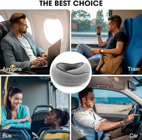 WEERSHUN Travel Neck Pillow with Chin Wrap Function