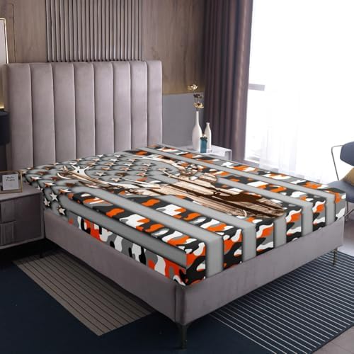 Kids Camo Flag Sheet Set with Pillowcases