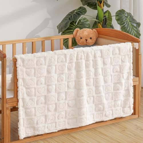 Excervent Heart Checkered Soft Throw Blanket for Kids