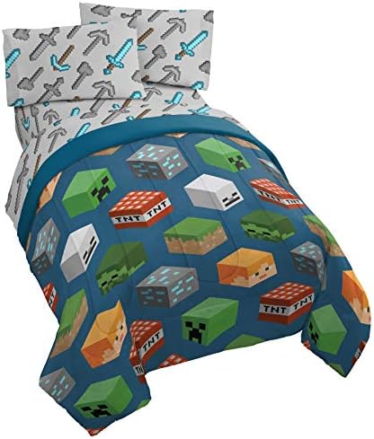 Jay Franco Minecraft Isometric 4-Piece Twin Bed Set 1