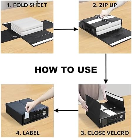 4-PACK SHEET ORGANIZERS AND STORAGE