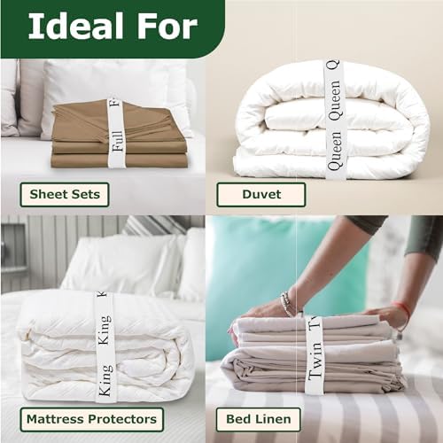 ECOHomes Sheet Organizer with Label Bands - White 2PCs