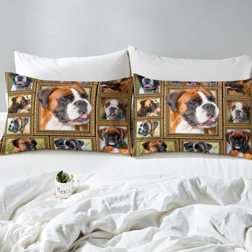 Feelyou Queen Size Duvet Cover Set - 3Pcs With Pillow Cases