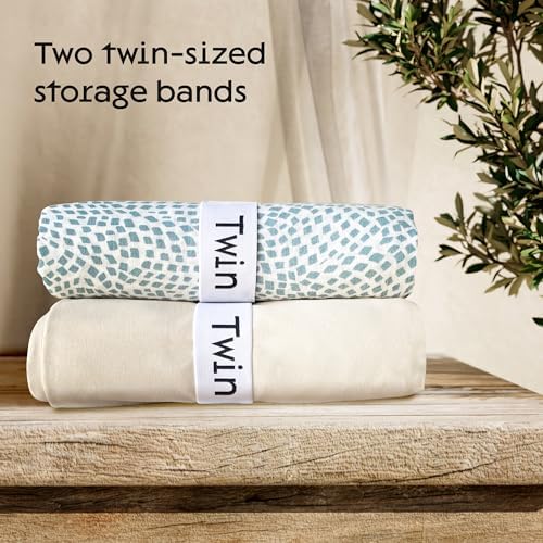 Niagara 2 Pack Sheet Organizer Bands for Linen Storage